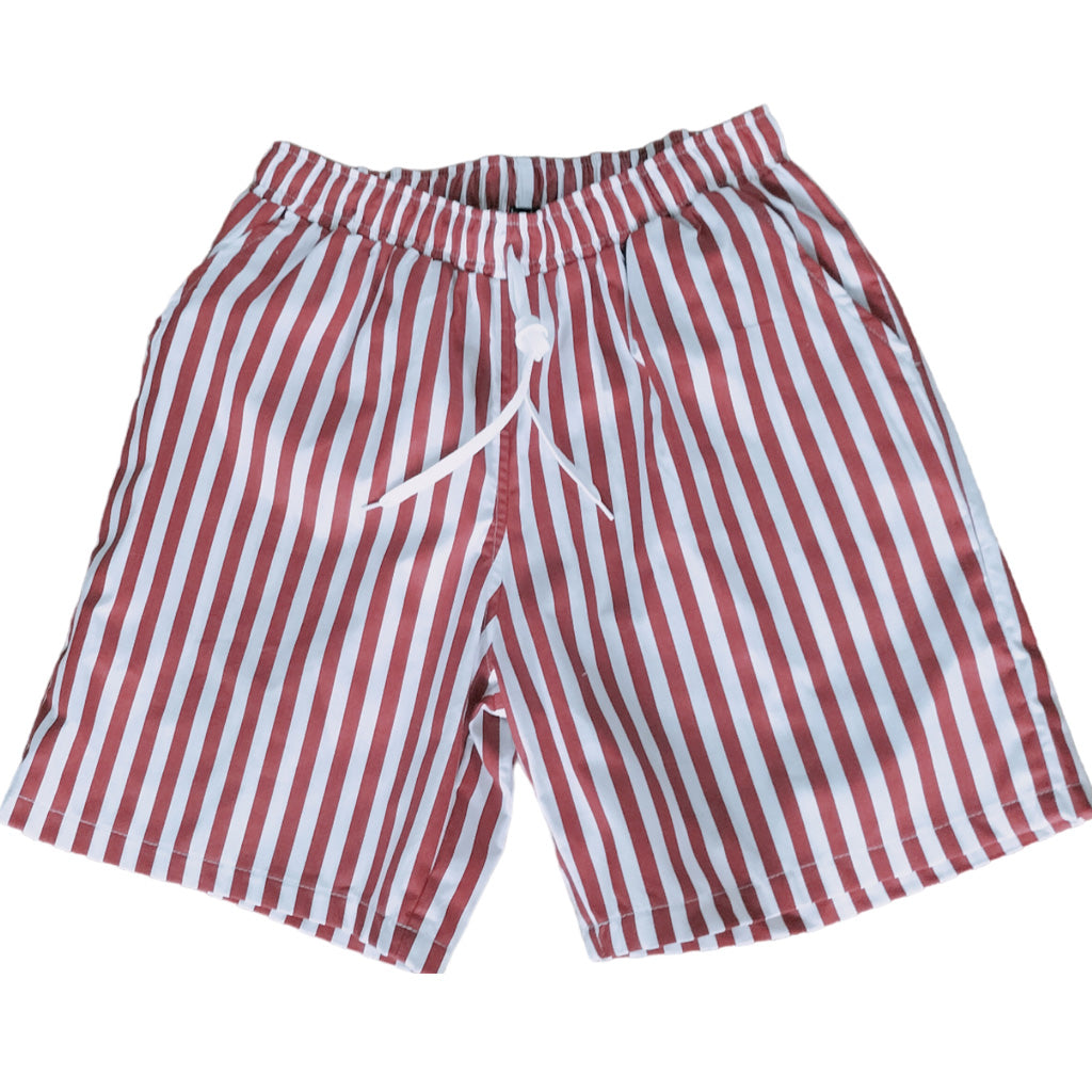Striped Red Shorts