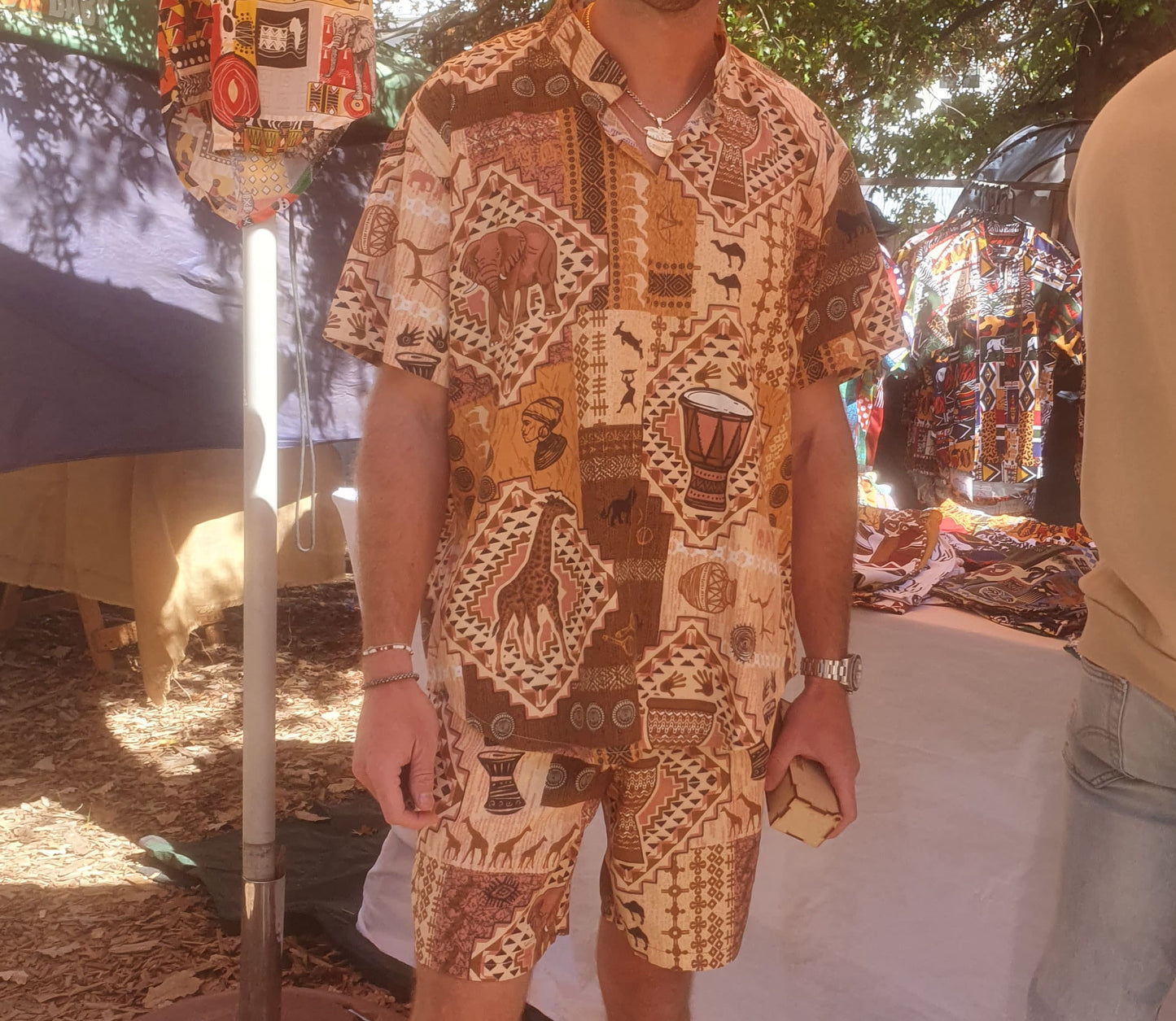 Brown Safari Shirt