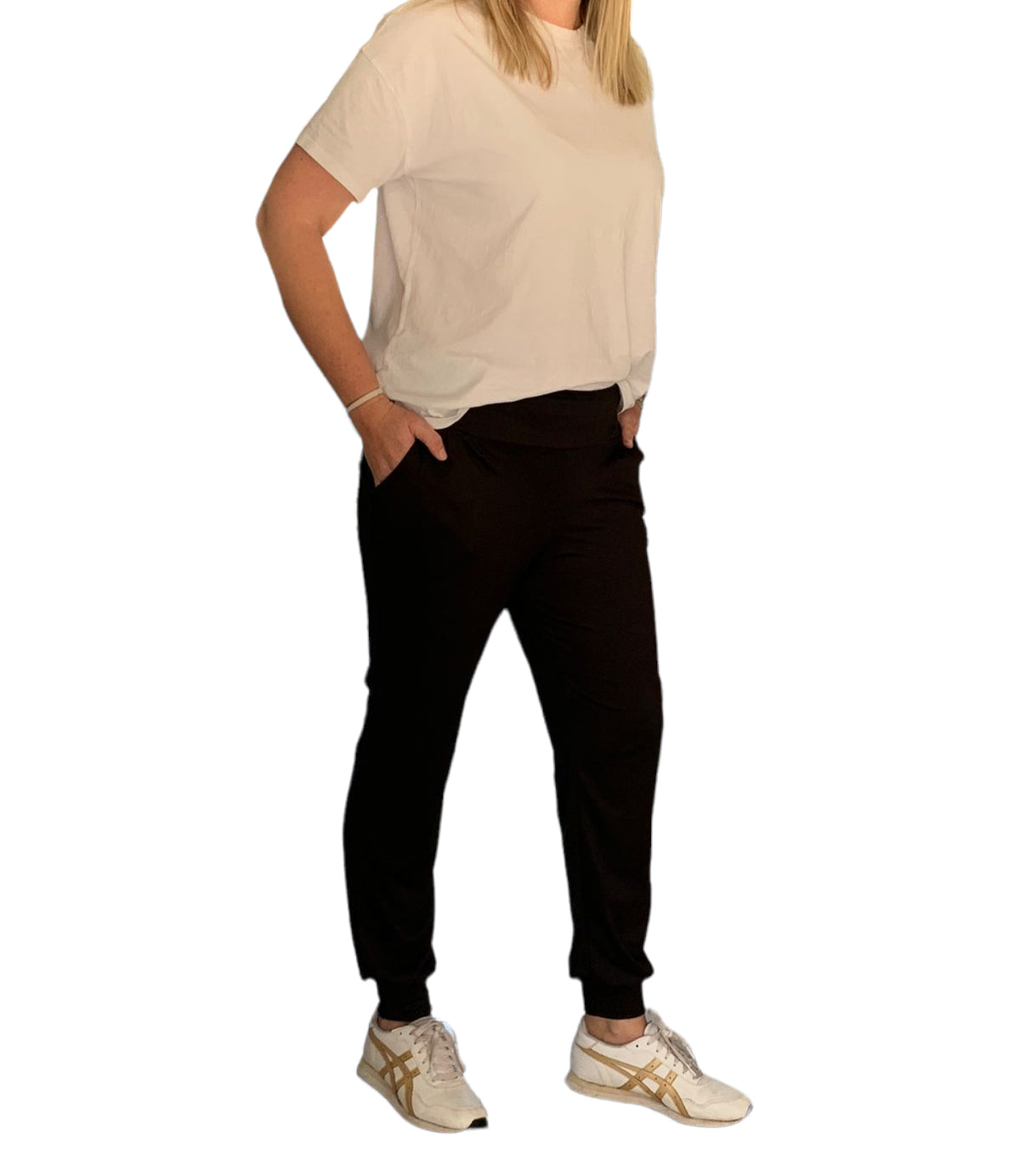 Black Stretch Joggers