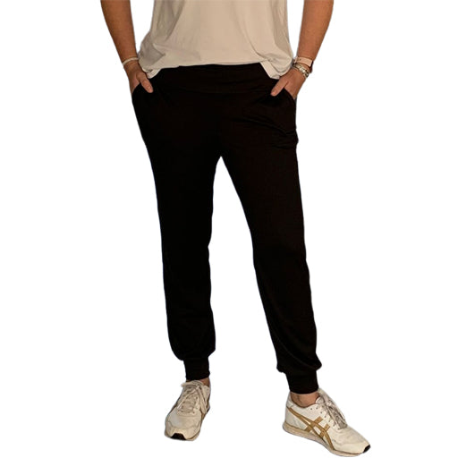 Black Stretch Joggers
