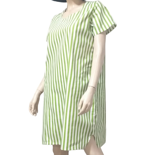 Green Stripe Shift Dress