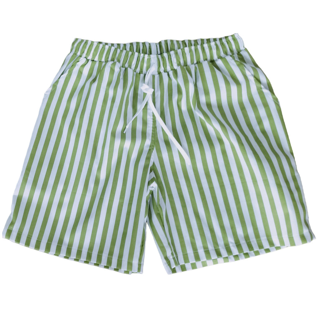 Striped Green Shorts