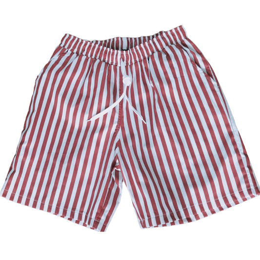 Striped Red Shorts