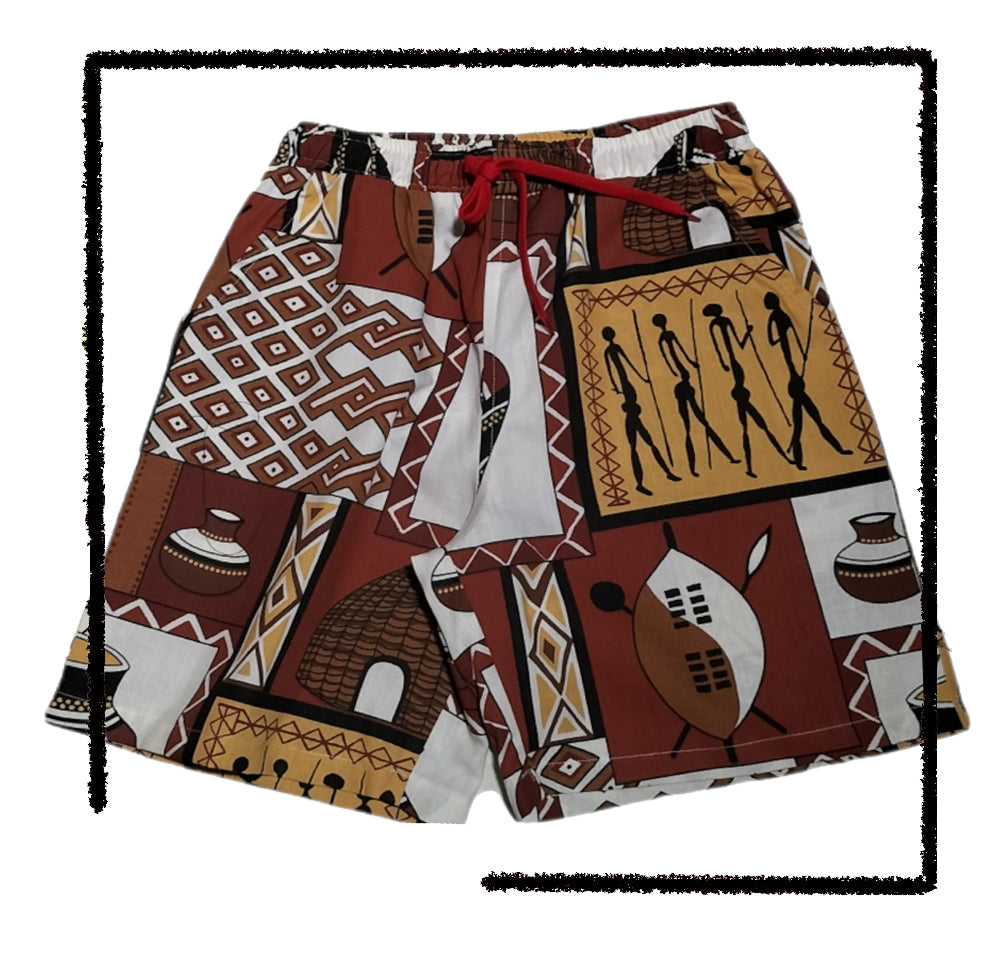 African Funky Mashonaland Shorts