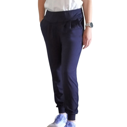 Navy Stretch Joggers