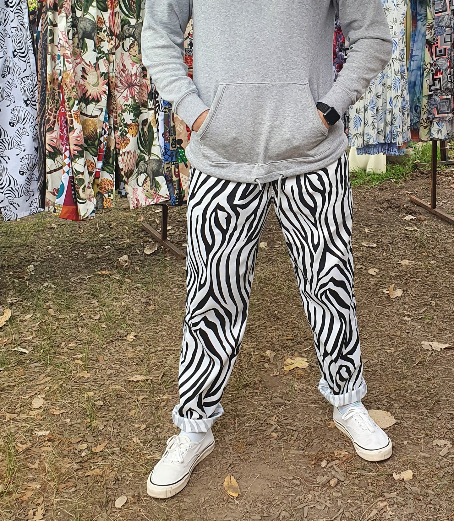 Mens Zebra Stripe Long Pants – Tsotsistreetwear