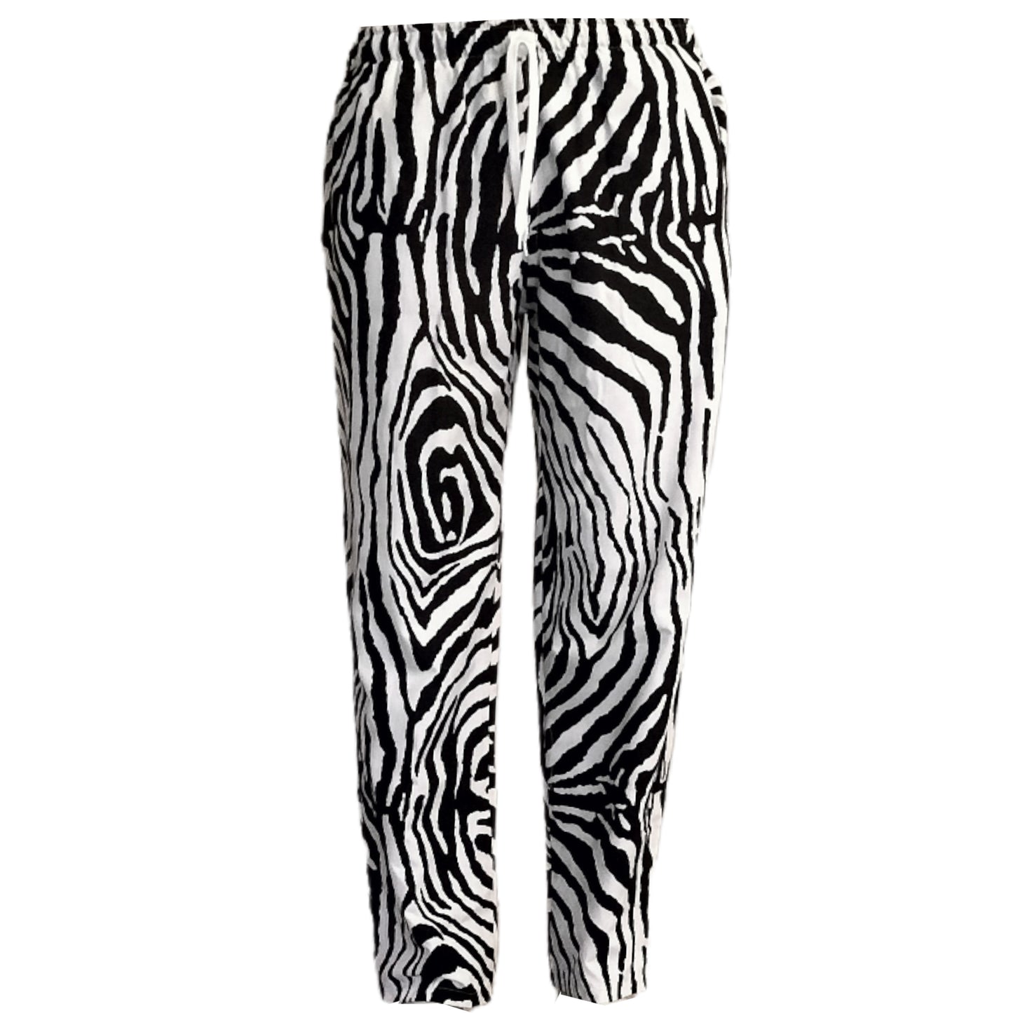 Mens Zebra Stripe Long Pants